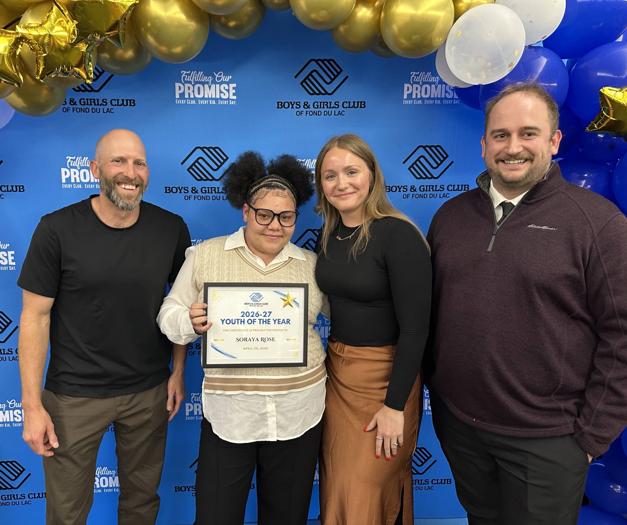 Soraya Rose Honored Again as Youth of the Year