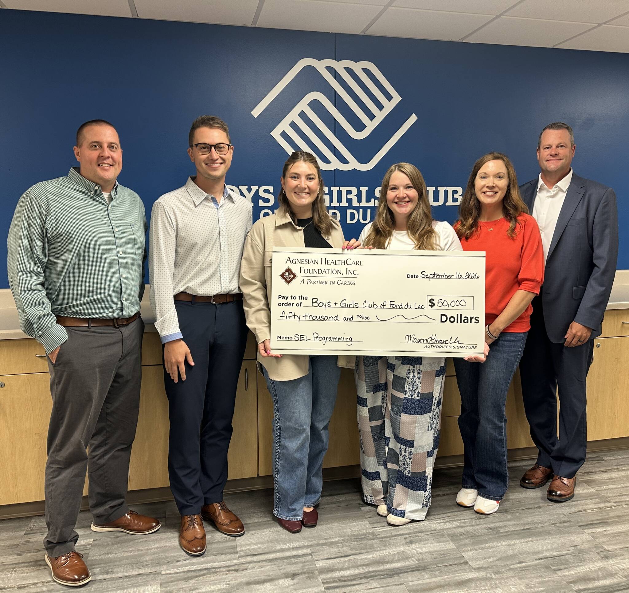 Building Strong Minds: Thank You to the Agnesian HealthCare Foundation